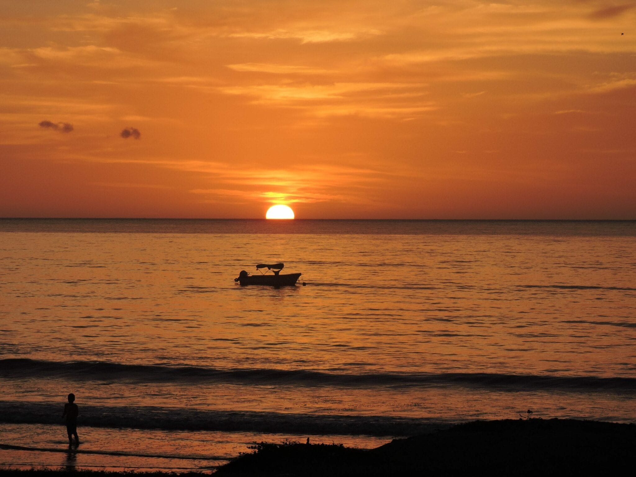 Ocean, Sunset in Costa Rica